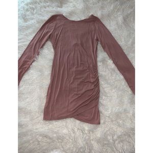 Forever 21 Mauve Ribbed Dress